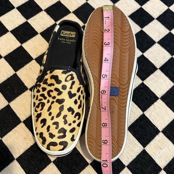 Kate Spade Keds Leopard Print Slip-On Sneakers - Picture 5 of 10